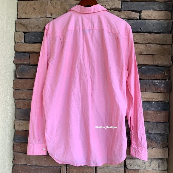 GAP Button Down Long Sleeve Corral/Pinkish color (NWOT) - Picture 6 of 6
